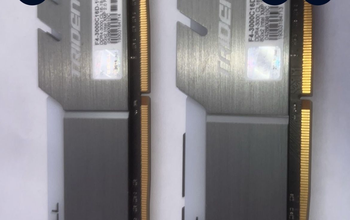 G.SKILL Trident Z RGB Series (XMP) DDR4 RAM 16GB (2x8GB) 3200MT/s CL16-18-18-38 1.35V Intel AMD Desktop Computer Memory UDIMM (F4-3200C16D-16GTZR)