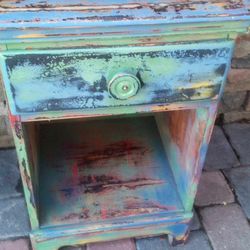 Distressed Nightstand 