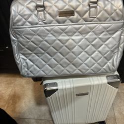 Samatha  Brown Carry On Suitcase Set