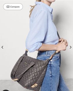 MZ Wallace Dark Gray Medium Sutton Deluxe