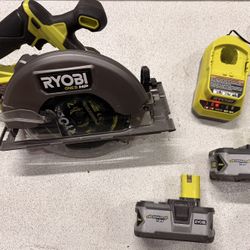 18v Ryobi Circular Saw Set