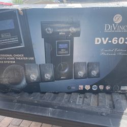 DaVinci DV-6030 Surround Sound System in box
