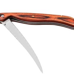 SARGE River Wood Folding Fillet Knife