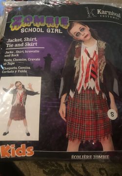 Zombie school girl Halloween costume