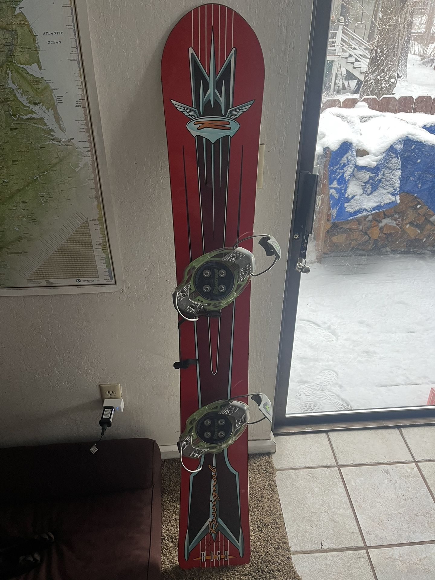 Carving Board Rossignol Throttle 159 With 9.5 Burton Reactor Hard Boots ...