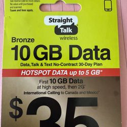 Bronze Straight Talk phone card