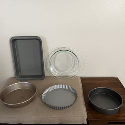 Set Of 5 Bakeware Pans 