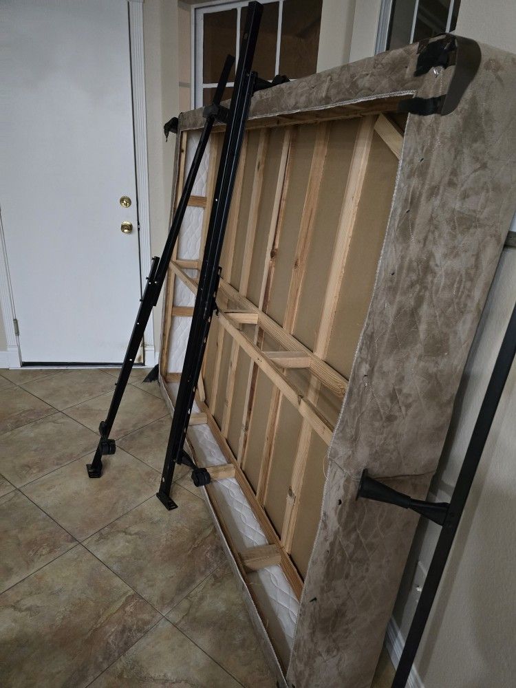 Free Full Mattress Box Spring And Metal Frame