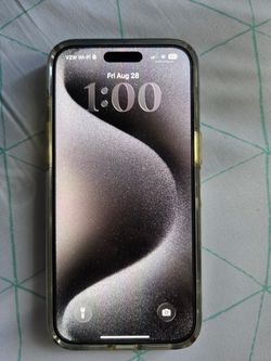 iPhone 15 Pro Max Unlocked Black Titanium 256GB