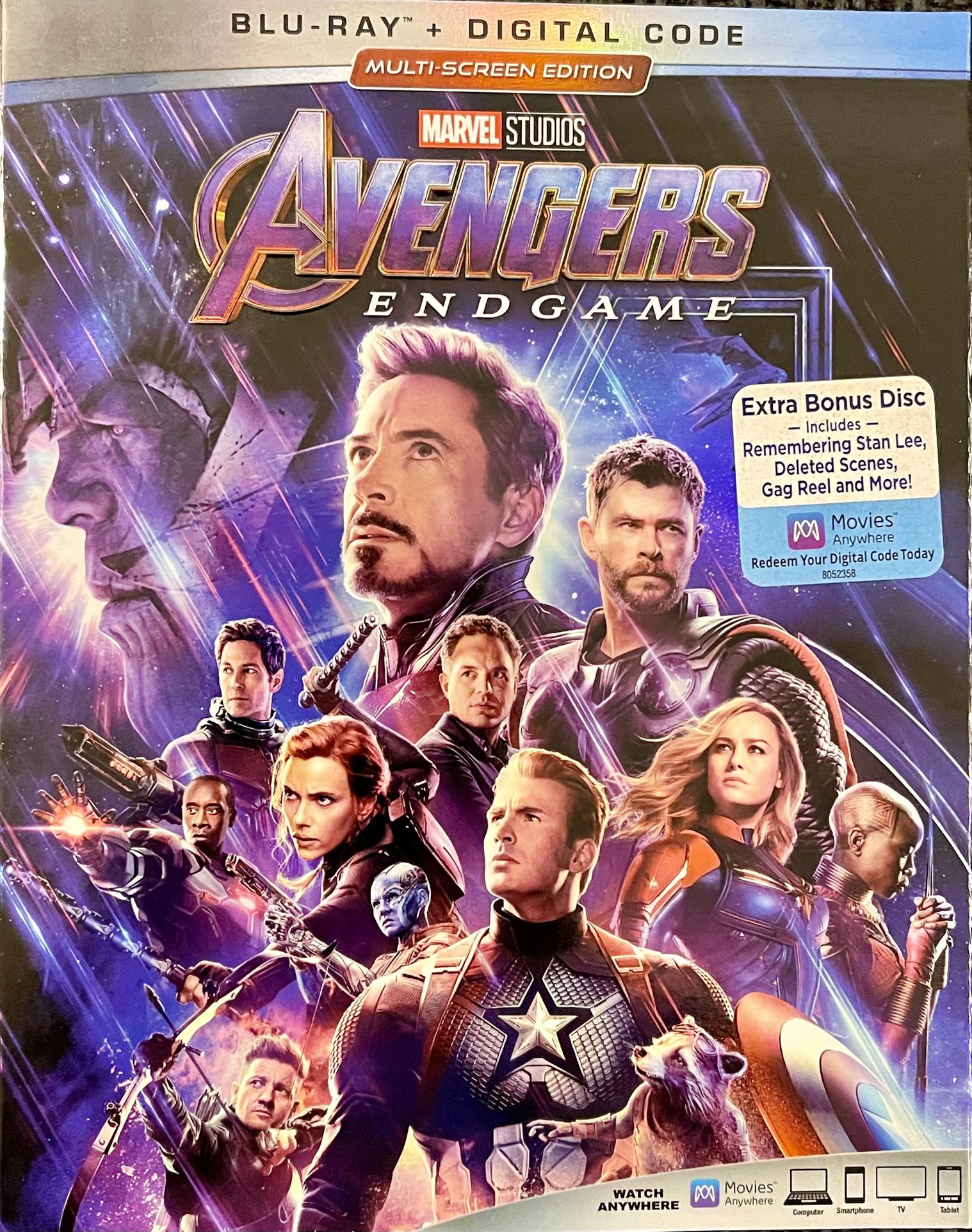 Avengers Endgame Blu-Ray