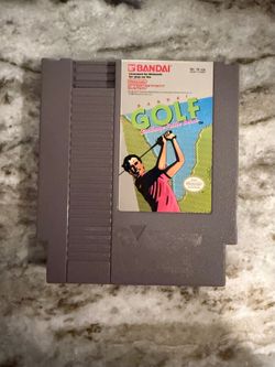 Bandai Golf: Challenge Pebble Beach NES Game Cartridge NTSC-U/C 1988