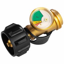 Brand New DOZYANT Propane Tank Gauge Level Indicator Leak Detector Gas Pressure Meter Universal for RV Camper, Cylinder, BBQ Gas Grill, Heater and Mor