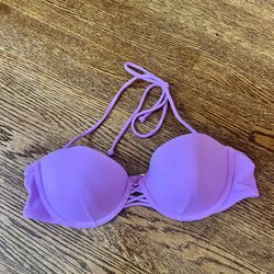 Victoria’s Secret Adjustable Halter/strapless Light Purple Bikini Top 34B from 2015