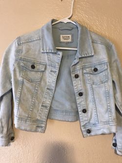 Mid waist Jean jacket size small
