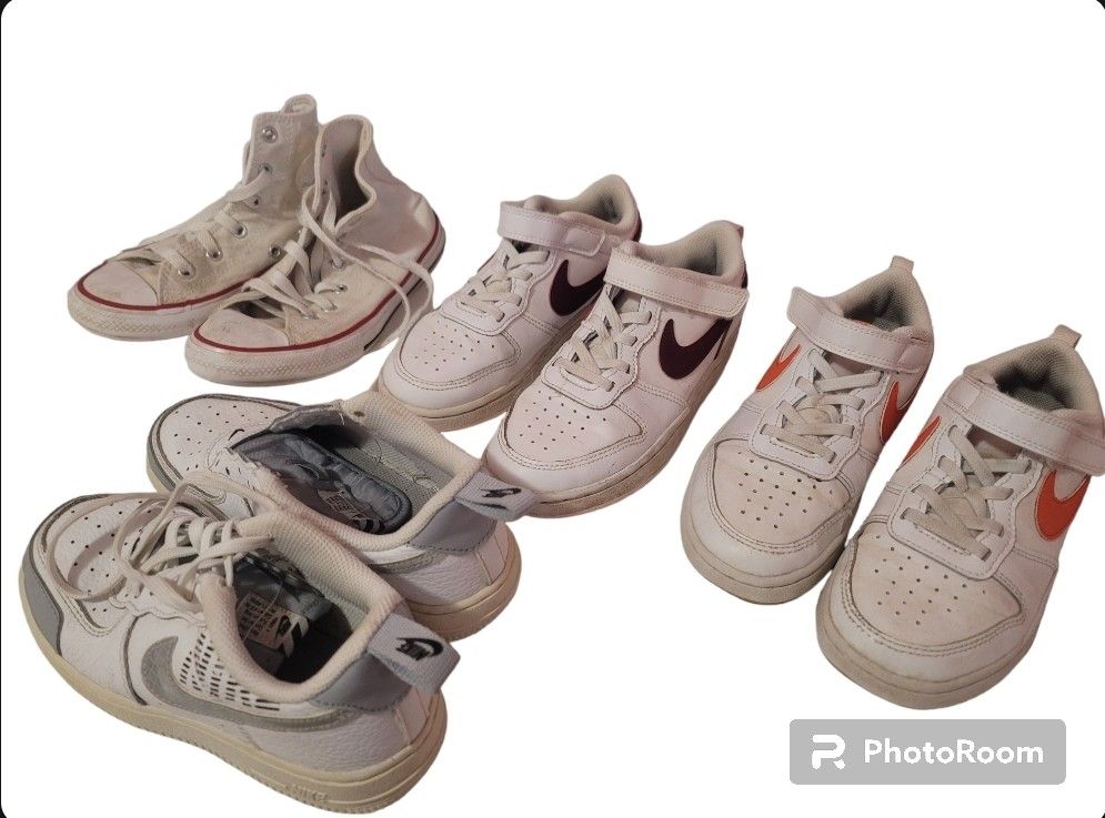 Lot of Nike and Converse Sneakers Kids Size 1