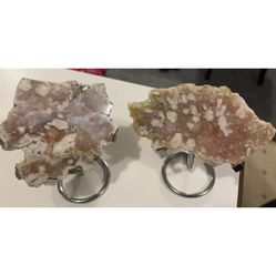Pink Amethsyst Agate Slabbs High Quality! 210G! 176G!