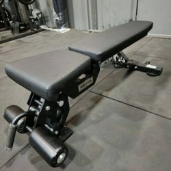 BRAND NEW Adjustable FID Weight Bench, Incline To Decline, Squat Rack, Bumper Plates, Barbell, Gym Mats Rubber Flooring 