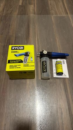 RYOBI Pressure Washer Foam Blaster for Most Gas Electric and Cordless Pressure Washers up to 3300 PSI