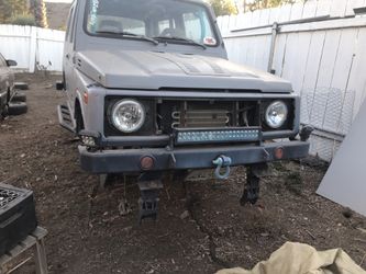 Samurai front bumper