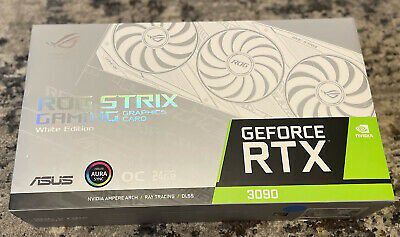 ASUS ROG Strix GeForce RTX 3090 OC White Edition 24GB GDDR6X Graphics Card

