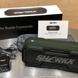Bluetooth Portable Speaker Sharkk Commando 10 Watt Premium Sound