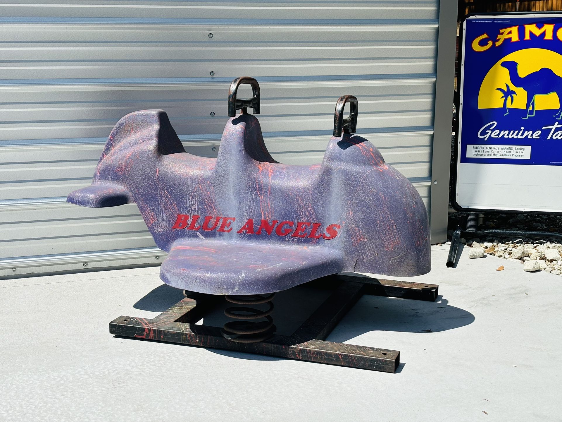 Nice Condition Vintage Blue Angels Airplane Play Ground Equipment 