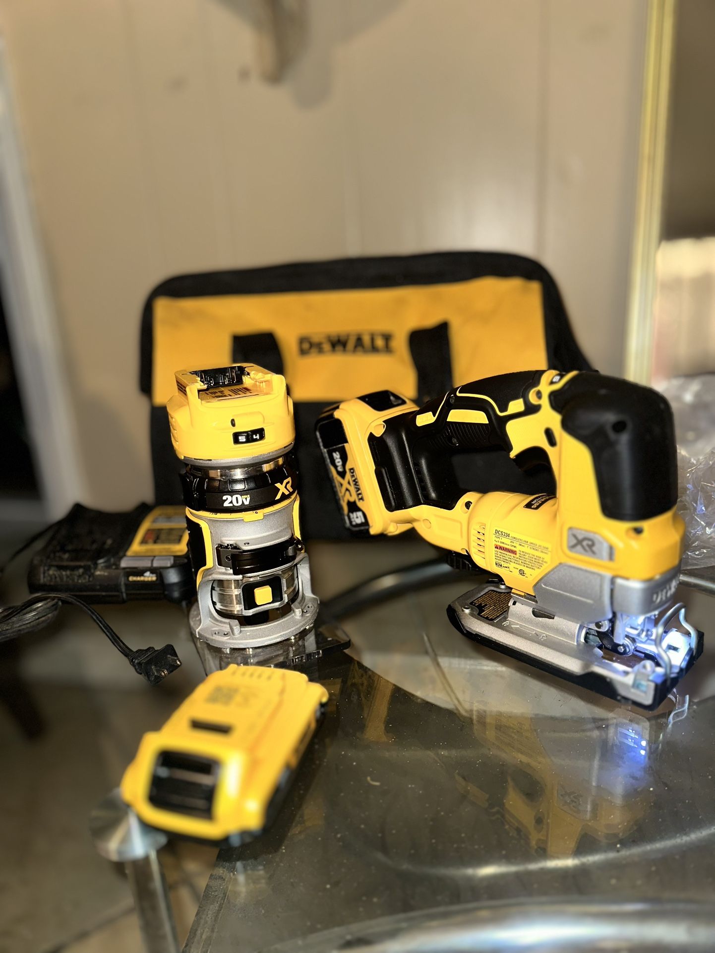 Dewalt construction tools. ,