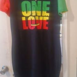One Love Graphic Dress