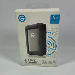 New Western Digital WD 2.5" Armor ATD 4TB USB-C to USB-A HDD SDPH81G-004T-GBA1D
