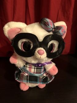 Aurora world Yoo Hoo & Friends Pammee in trendy plaid dress plush plushie doll - sells for $23 on line. Easter Bunny gift basket idea! Birthday prese