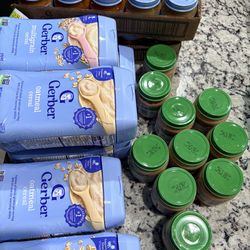 Baby cereal an Gerbers