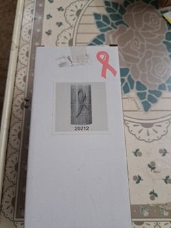 Breast Cancer Awareness Ribbon Candle