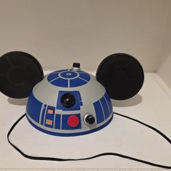 Disney Parks Mickey Mouse Ears Star Wars R2D2 Hat 