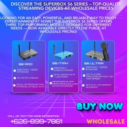 SuperBox ⚡ Super Box ⚡ S6 PRO  ⚡ Brand New - El Monte Pickup 💎