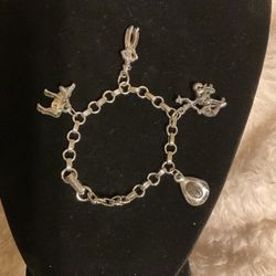 Silver Charm Bracelet 
