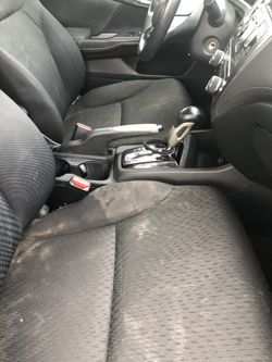 Mobil car was exterior and interior