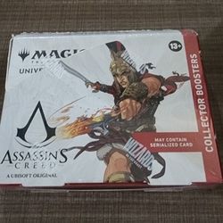 Mtg Assassin's Creed Collector Booster Box Sealed for Sale in Kemah, TX -  OfferUp