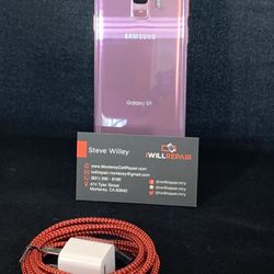 Samsung S9 lilac 64 GB unlocked $230 Trade-In For $800