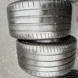 I Have 2 Tires 295-35-20 Michelin Good Condition $130 For Both Mounted And Balanced 
