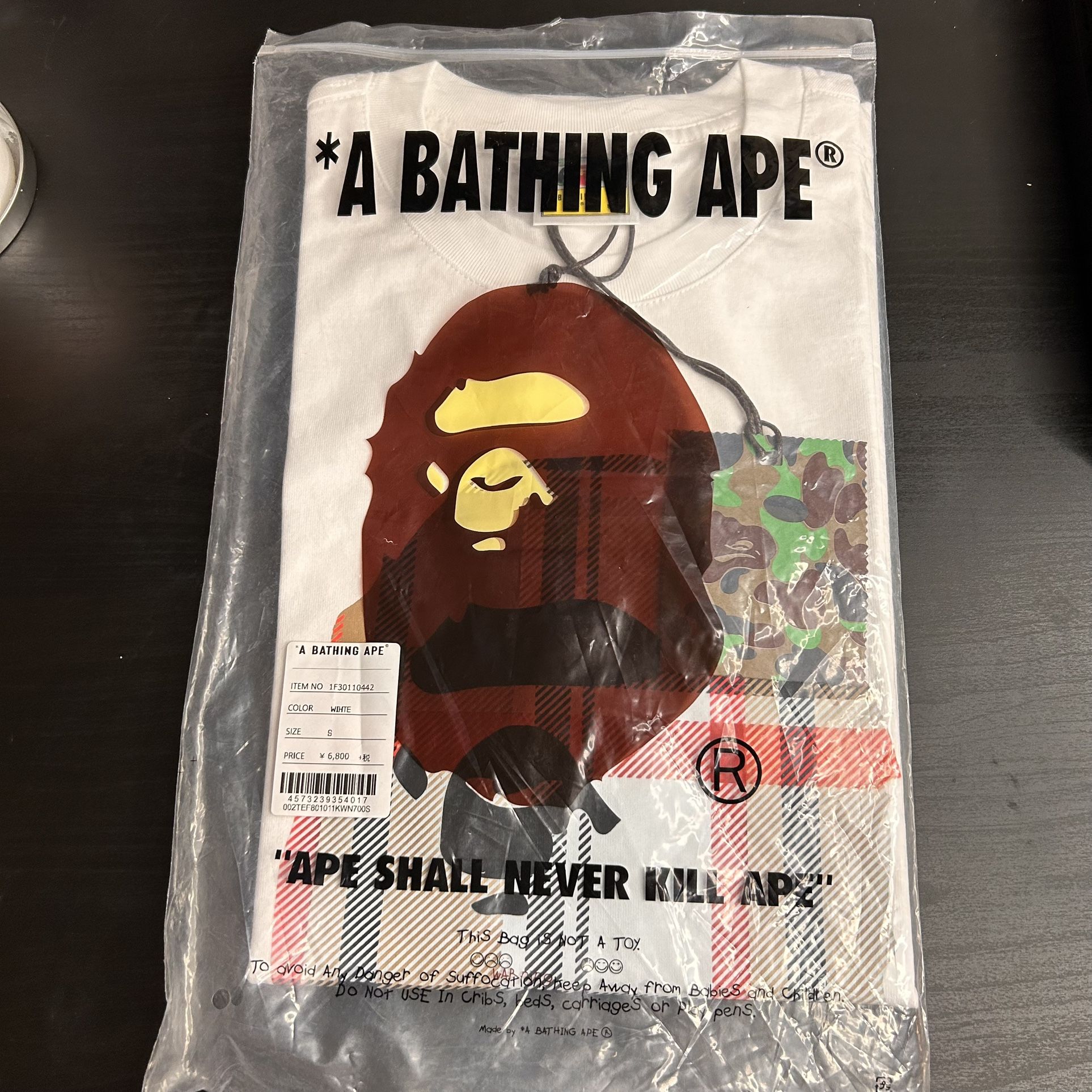 Bape X Burberry T-shirt