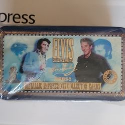 Elvis Gold Metalic Impressions Collector Cards