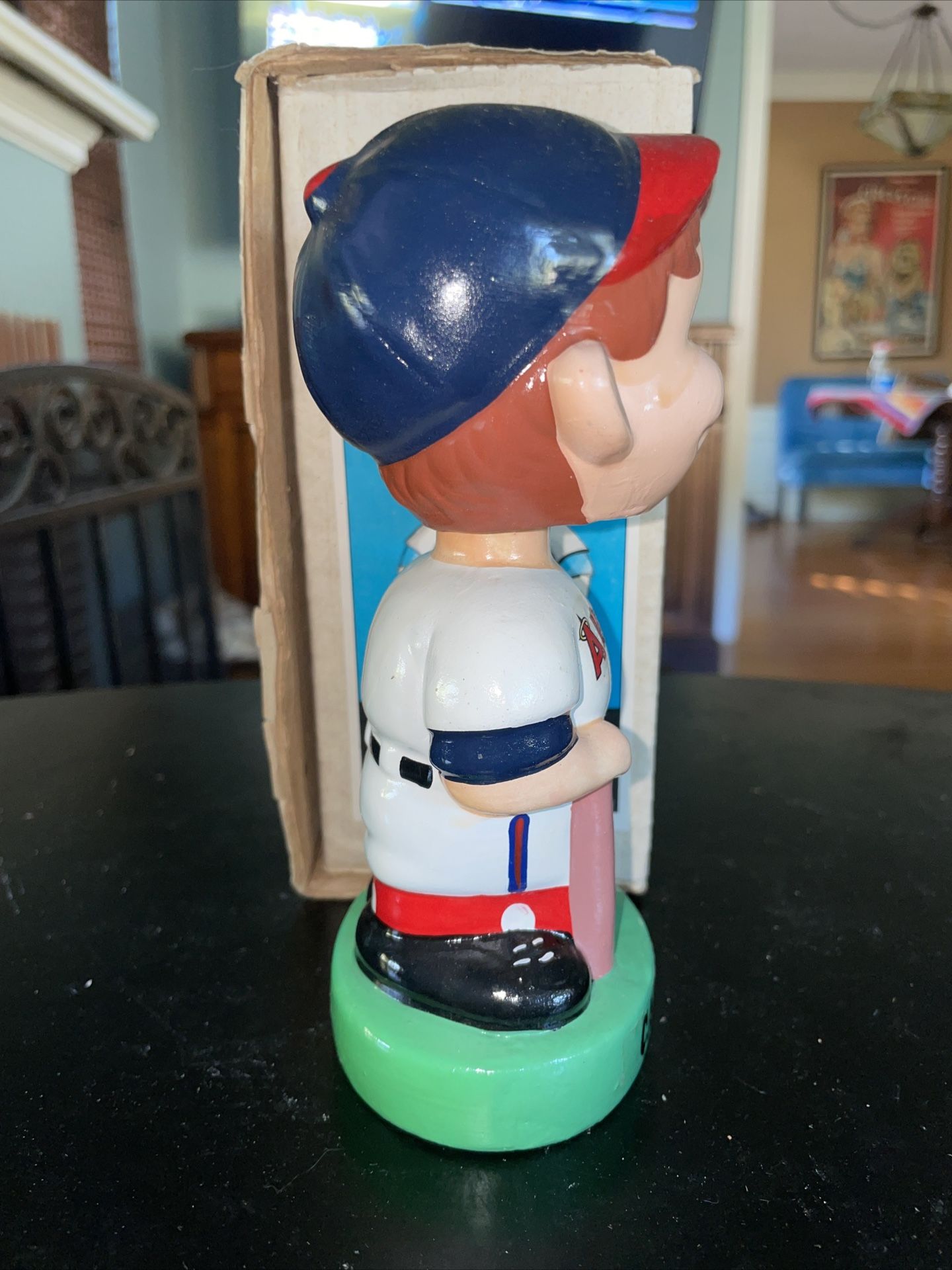CALIFORNIA ANGELS Ceramic Vintage Bobblehead 1980s Rare