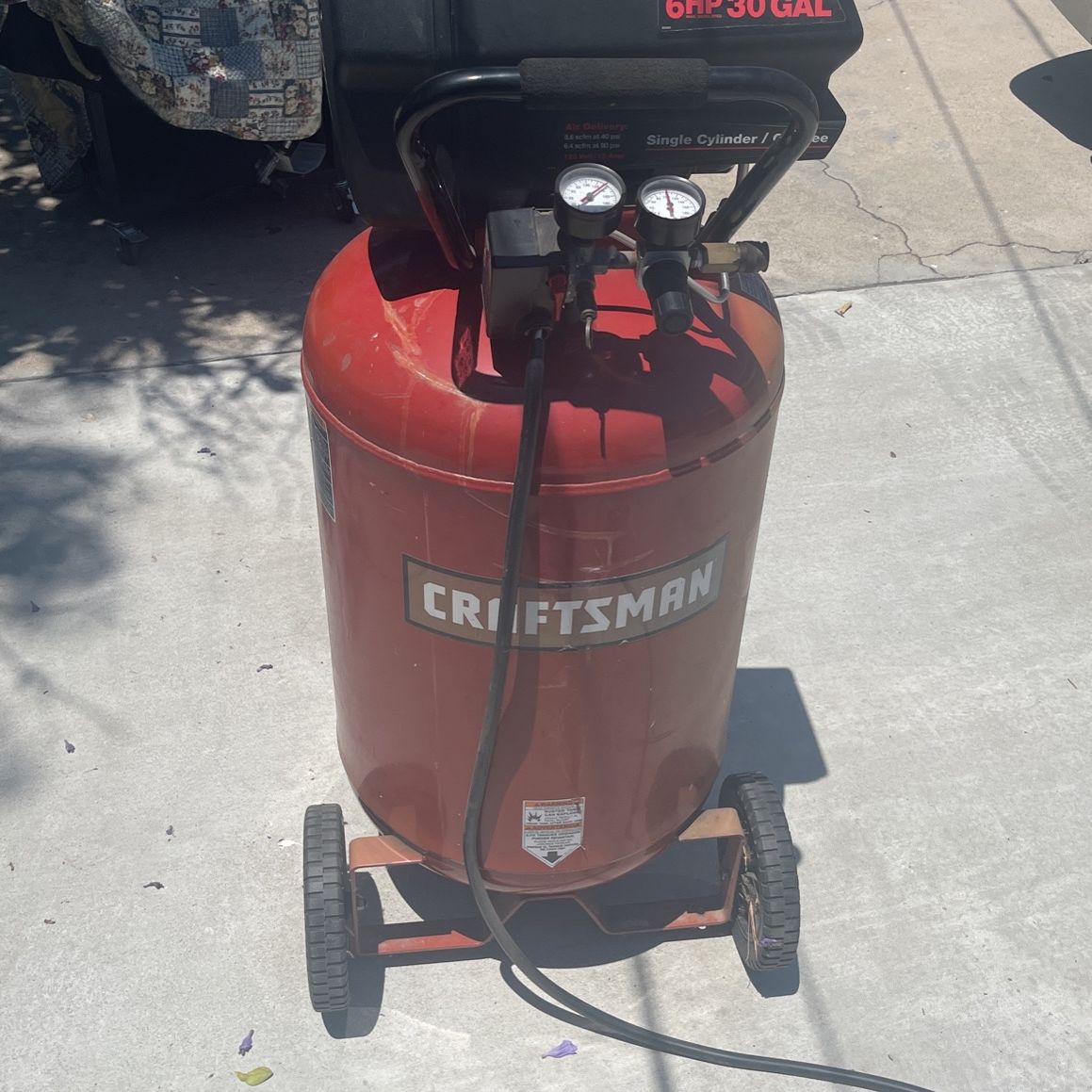 Craftsman 30 2024 gallon air compressor