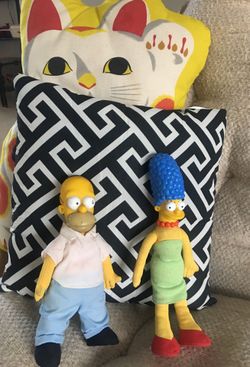 Homer and Lisa vintage toys