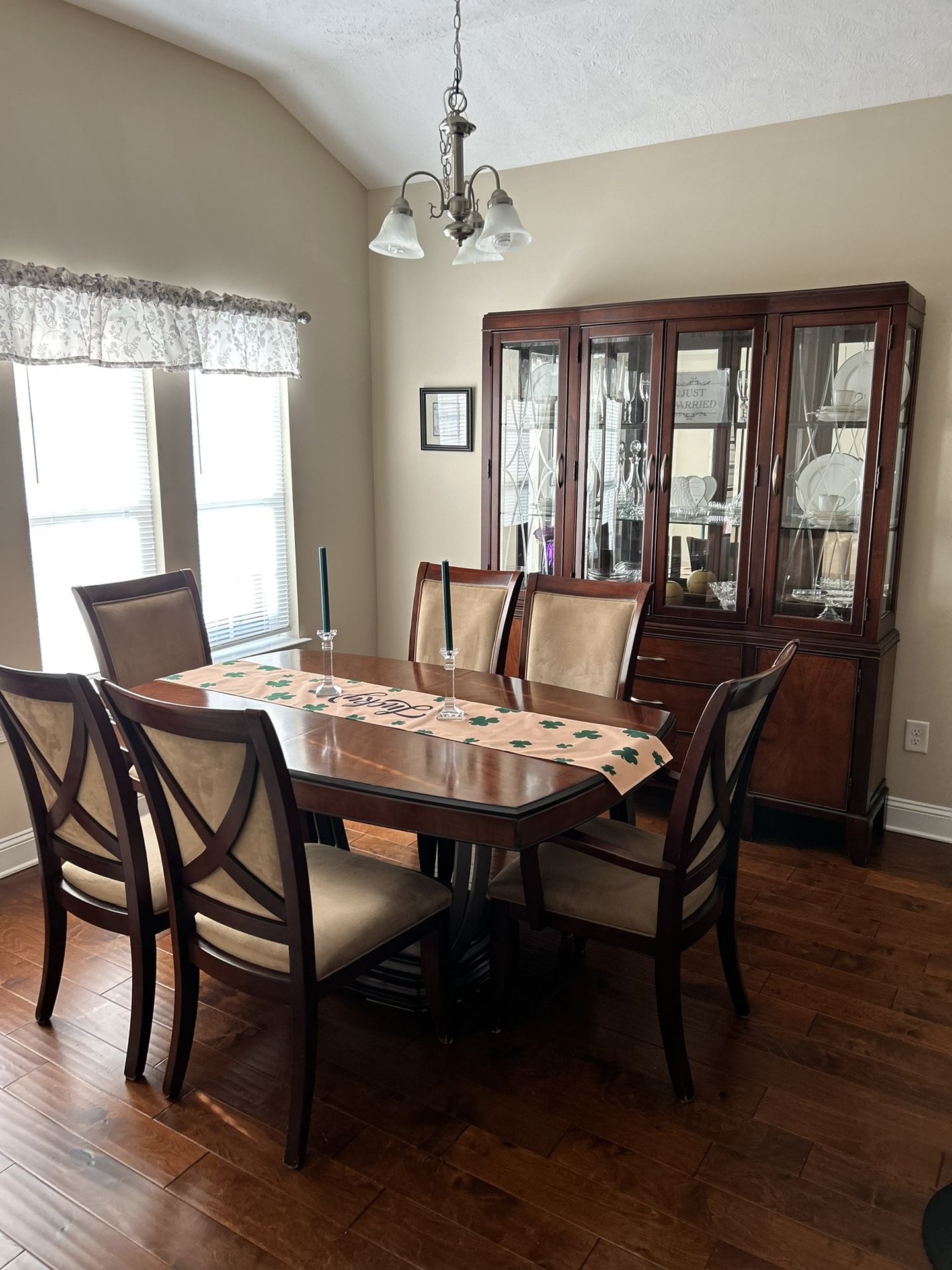 Dining Room Table & China Closet