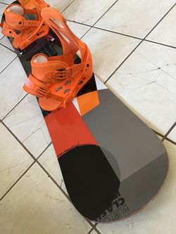 Size 155 Burton Rocker Snowboard w/ Large Bindings