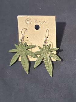 Cannabis Leaf Earrings