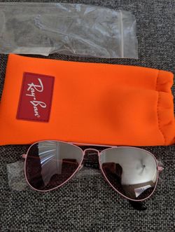 Kids Ray Ban sunglasses...make a strong offer and they’re yours!