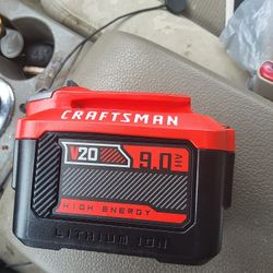 CRAFTSMAN 9AH HIGH POWER BATTERY 