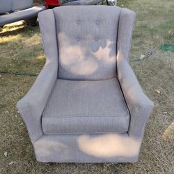 Tuft Wingback Swivel and Gliding Chair $100